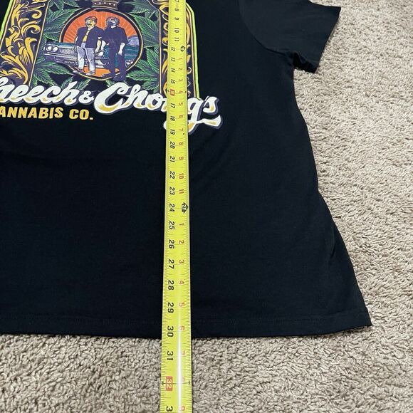 Cheech & Chong Shirt Men XXL 2XL Black Impala MUF DVR License Love Machine Movie - Picture 5 of 6